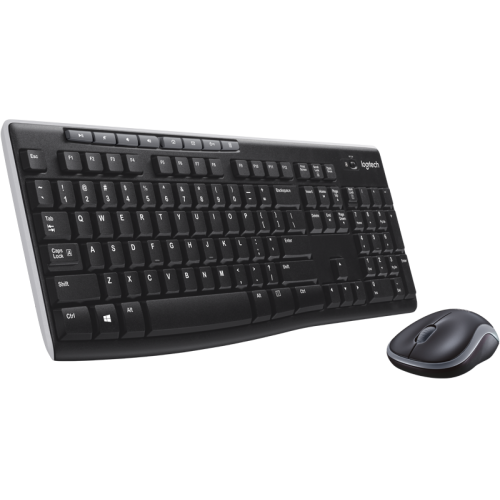 Logitech Wireless Combo MK270 keyboard Mouse included USB QWERTY English Black 920-004523
