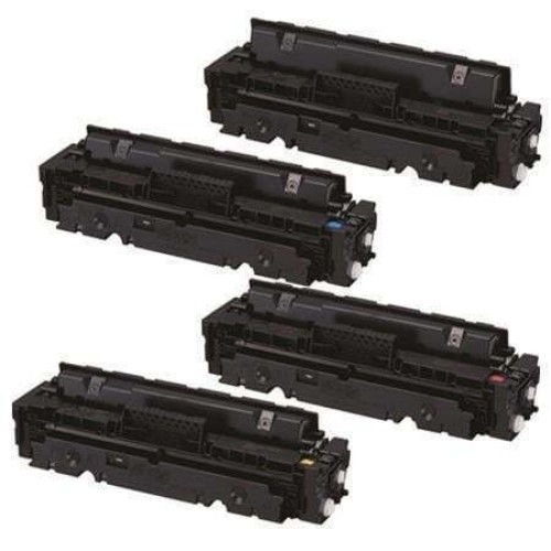 4 Pack - Compatible 054 BCMY Toner Multipack for Canon Printers