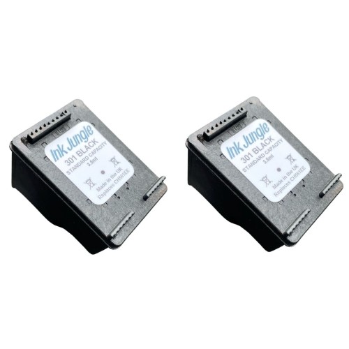 Twin Pack - Compatible 301XL B/CMY Hi Cap Ink Multipack for HP Printers