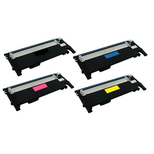 4 Pack - Compatible CLT-KCMY406S Toner Multipack for Samsung Printers