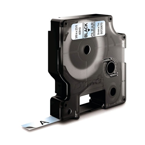 Compatible 40910 S0720670 Labelling Tape Cassette Black on Clear  for Dymo Printers