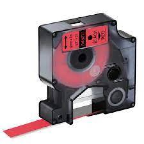 Compatible 45017 S0720570 Black on Red Tape 12mm x 7m for Dymo Label Printers