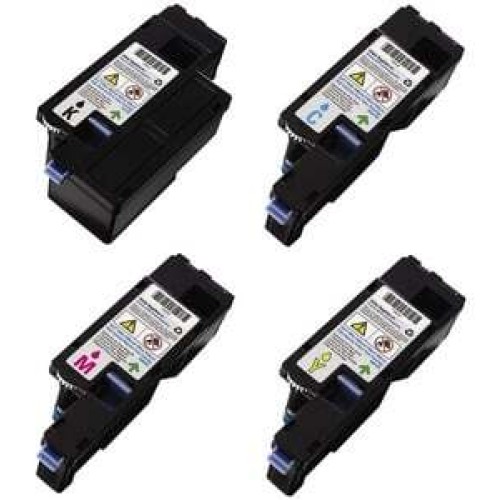 4 Pack - Compatible 593-11016/17/18/19 BCMY Toner Multipack for Dell Printers