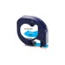 Compatible 91205 S0721650 Black on Blue Plastic Tape 12mm x 4m for Dymo Label Printers