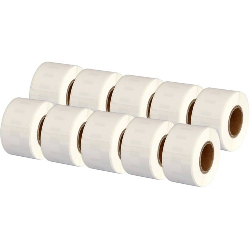 10 Pack - Compatible 99010 S0722370 Label Roll WITH CHIP To Fit Dymo 550, 550 Turbo and 5XL