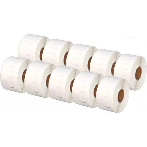 10 Pack - Compatible 99012 S0722400 Label Roll WITH CHIP To Fit Dymo 550, 550 Turbo and 5XL