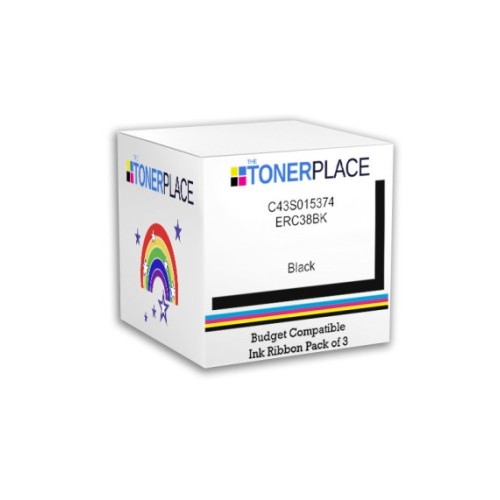 Compatible C43S015374 Black Ribbon for Epson Printers