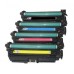 5 Pack - Compatible 504X Multipack CE250X/CE251A/CE252A/CE253A BBCMY Toner + Extra Black for HP Printers