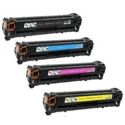 5 Pack - Compatible 654A 654X Multipack CF330X/CF331A/CF332A/CF333A BBCMY Toner + Extra Black for HP Printers