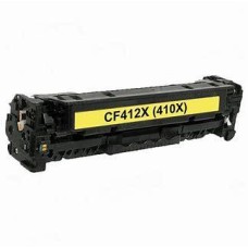 Compatible 410X CF412X Yellow Toner Cartridge for HP Printers