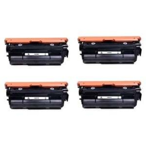4 Pack - Compatible 655A Multipack CF450A/CF451A/CF452A/CF453A BCMY Toner for HP Printers