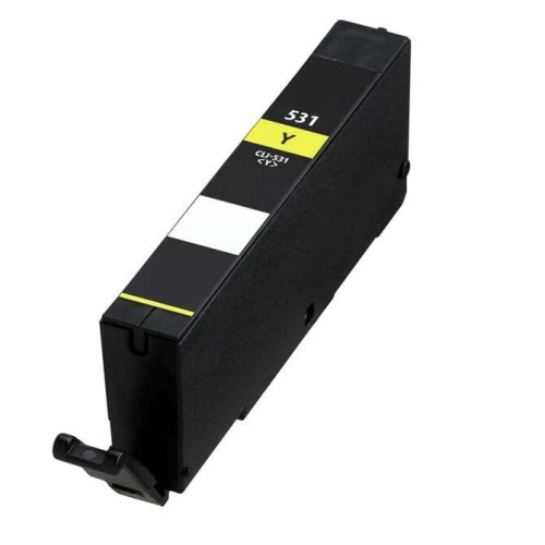 Compatible CLI-531Y Yellow Ink Cartridge for Canon Printers