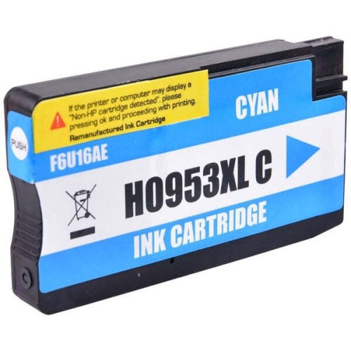 Compatible 953XL F6U16AE Cyan Ink Cartridge for HP Printers