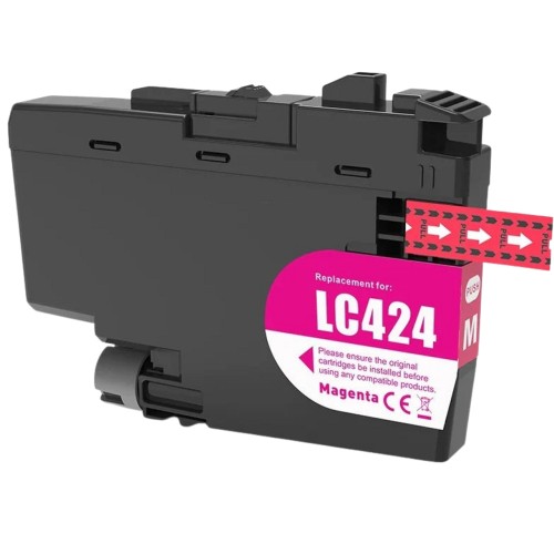 Compatible LC424M Magenta Ink Cartridge for Brother Printers