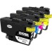 5 Pack - Compatible LC426XLVAL BCMY Ink Multipack + Extra Black for Brother Printers