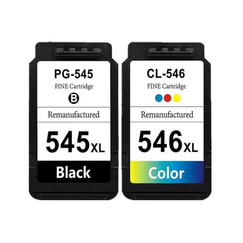 Twin Pack - Compatible PG-545XL CL-546XL B/CMY Ink Multipack for Canon Printers