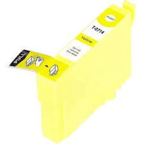 Compatible T0714 Yellow Ink Cartridge for Epson Printers C13T07144010