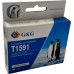 Compatible T1591 Photo Black Cyan Ink Cartridge for Epson Printers C13T15914010
