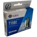 Compatible T1592 Cyan Ink Cartridge for Epson Printers C13T15924010
