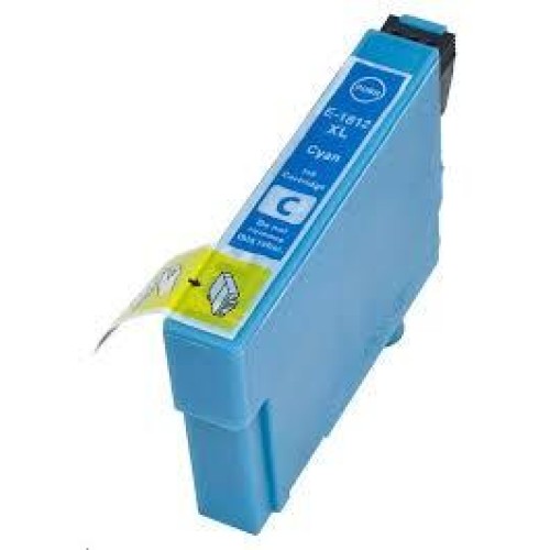 Compatible 18XL T1812 Cyan Ink Cartridge for Epson Printers C13T18124012