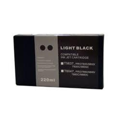 Compatible T5637 Light Black Ink Cartridge for Epson Printers C13T563700