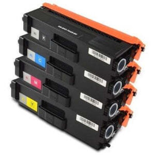 4 Pack - Compatible TN329 BCMY Toner Multipack for Brother Printers
