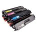 4 Pack - Compatible TN421 BCMY Toner Multipack for Brother Printers