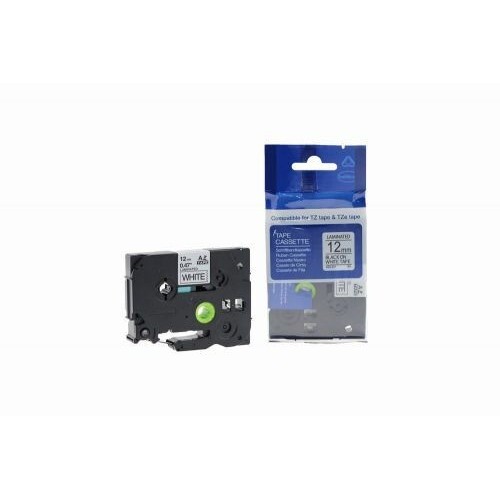 Compatible TZe-231 Black on White Tape 12mm x 8m for Brother P-Touch Label Printers