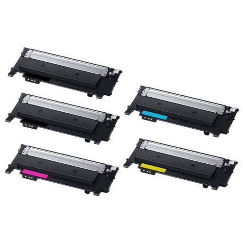 5 Pack - Compatible 117A Multipack  W2070A/W2071/W2072/W2073A BBCMY Toner + Extra Black for HP Printers