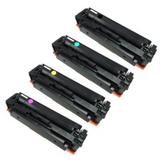 5 Pack - Compatible 207A Multipack W2210A/W2211A/W2212A/W2213A BCMY Toner + Extra Black for HP Printers