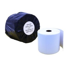 Compatible Zebra 101.5mm x 101.5mm x 700 pcs (25mm core) White Labels Roll