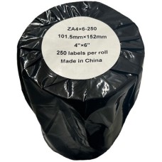Compatible Zebra 101.5mm x 152mm x 250 pcs (25mm core) White Large Shipping Labels Roll