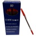 Ballpoint Pen Medium Red (50)