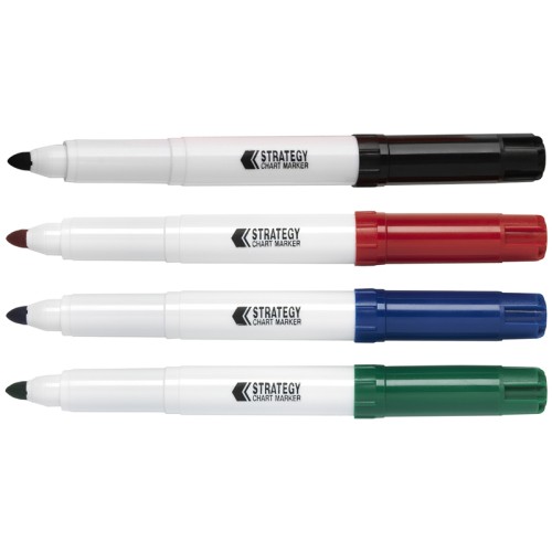 Flipchart Marker Assorted Wallet (4)