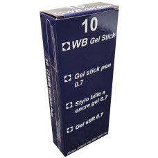 Gel Pen Black (10)