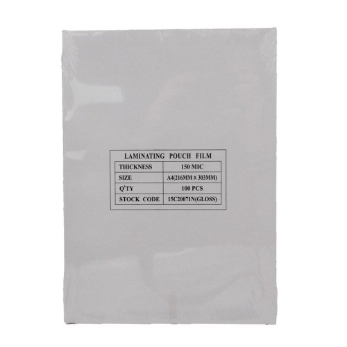 Laminating Pouch A4 150 micron (100)