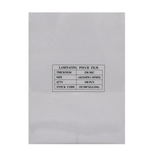 Laminating Pouch A4 250 micron (100)