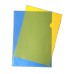A4 Polypropylene Cut Flush Folder Pack of 100 - Blue