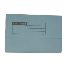 Half Flap Document Wallet Pack of 50 - Blue