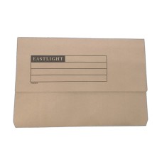 Half Flap Document Wallet Pack of 50 - Buff