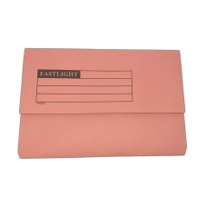Half Flap Document Wallet Pack of 50 - Pink