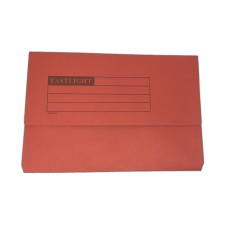 Half Flap Document Wallet Pack of 50 - Red