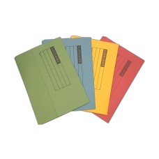 Half Flap Document Wallet Pack of 50 - Assorted
