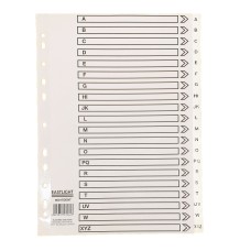 Index Polypropylene A4 A-Z White