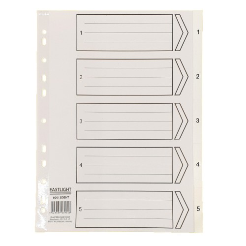 Index Polypropylene A4 1-5 White