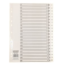 Index Polypropylene A4 1-20 White