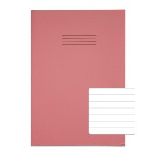 RHINO 13 x 9 Oversized Exercise Book 40 Page, Pink, F12 (Pack of 10)