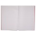 RHINO 13 x 9 Oversized Exercise Book 40 Page, Red, F12 (Pack of 10)