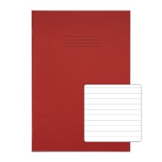 RHINO 13 x 9 Oversized Exercise Book 40 Page, Red, F8 (Pack of 10)