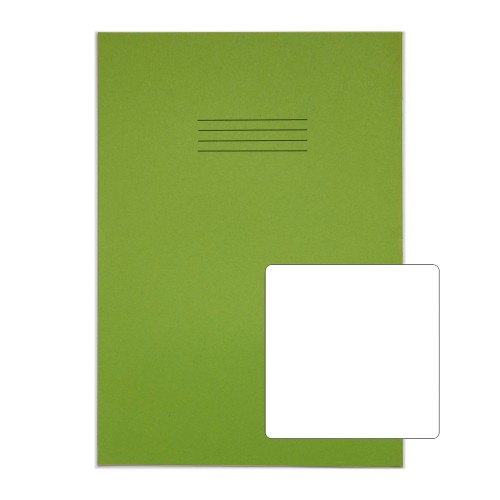 RHINO 13 x 9 A4+ Oversized Exercise Book 48 Page, Light Green, B (Pack of 10)